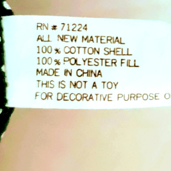 Christmas Stuffed Holiday Rabbit with painted Head and Feet for Decorating - Picture 5 of 5